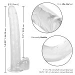 Size Queen 12 inch/30.5 Cm - Clear - Image 8