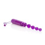 Vibrating Pleasure Beads - Purple - Image 2