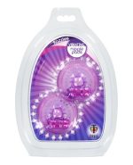 Razzles Vibrating Nipple Pads - Purple - Image 2
