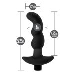Anal Adventures- Platinum - Silicone Vibrating Prostate Massager 03- Black - Image 3