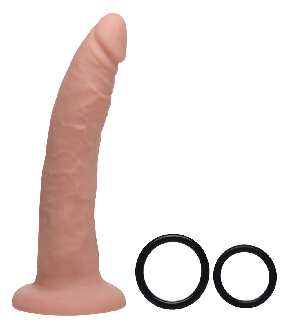 fVJBguzIAZy4fe9zHixv1U53Tue0CaCZ Charmed 7.5 Inch Silicone Dildo With Harness - Image 1