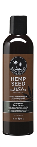 fa0ceba3a1300aecc1e0d2c03e17b4f9 Hemp Seed Massage and Body Oil - Unscented - 8 Fl. Oz./ 237ml - Image 1