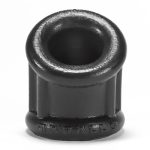 Bent 1 Ball Stretcher Curved Silicone - Small - Black