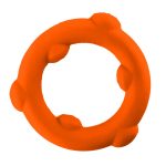 Spinner Single Silicone Ring - Orange Silicone - Image 2