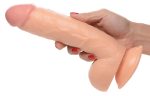 Pop Pecker 8.25 Inch Dildo With Balls - Light - Image 2