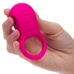 Basic Essentials Rechargeable Ridge Rider Ring - Pink - Image 3