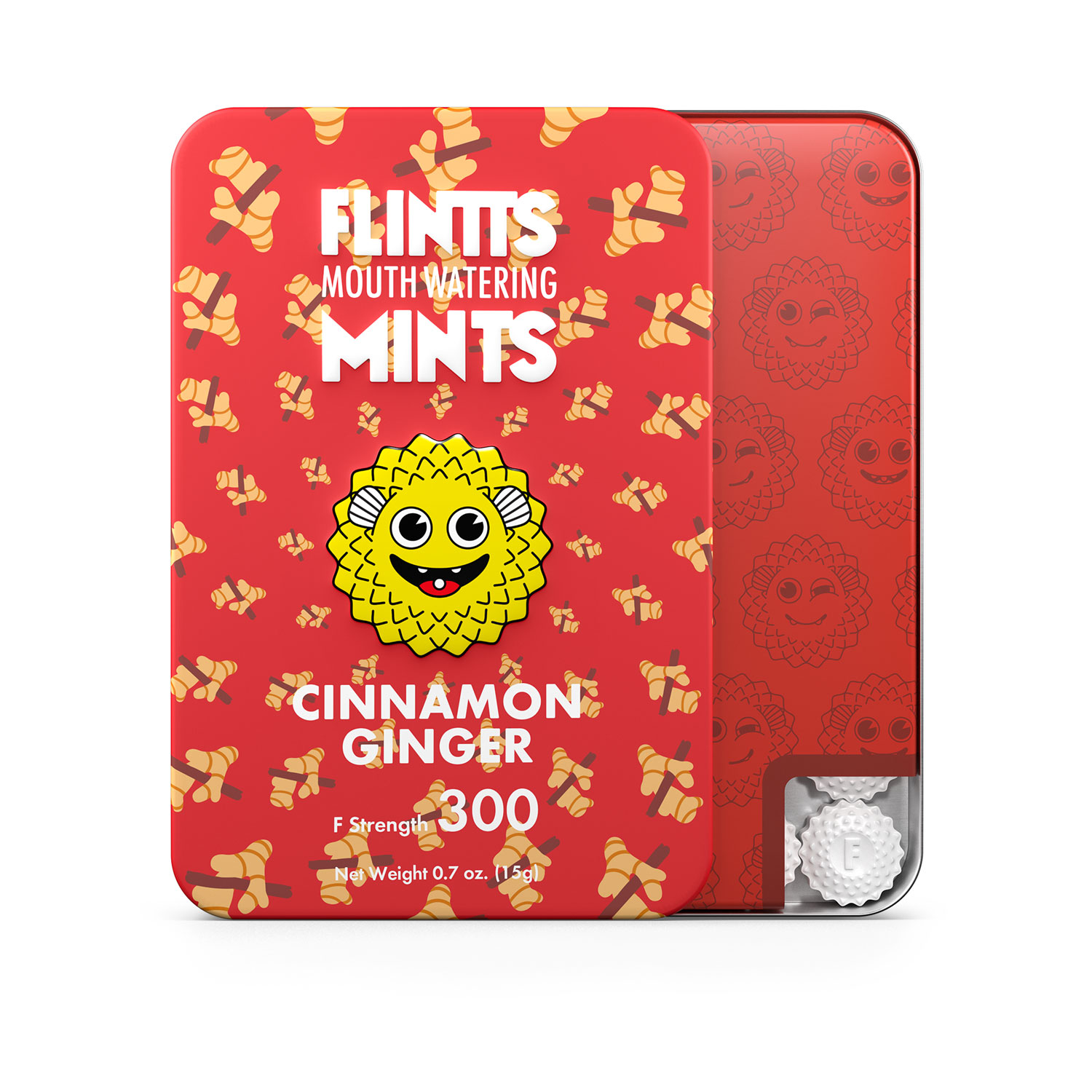fiZmkQRBSsniWa8CojlIkCWlmSzAuRFy Flintts Mouth Watering Mints Cinnamon Ginger - F-Strength 300 - Image 1