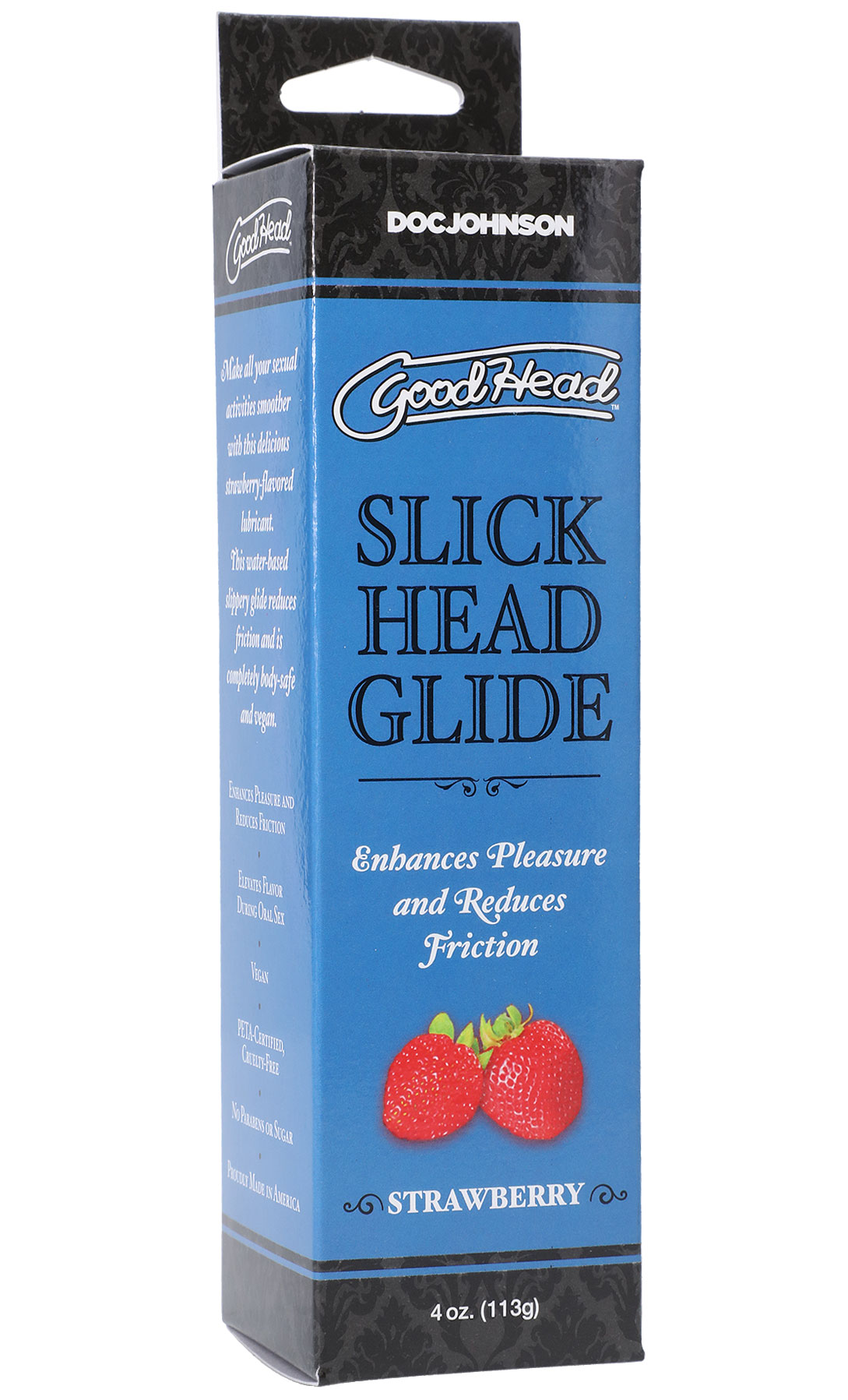 fidqRcjbHFfVWJNlROZ5REaTQ90ND9qL Goodhead - Slick Head Glide - Strawberry - 4 Oz. - Image 1