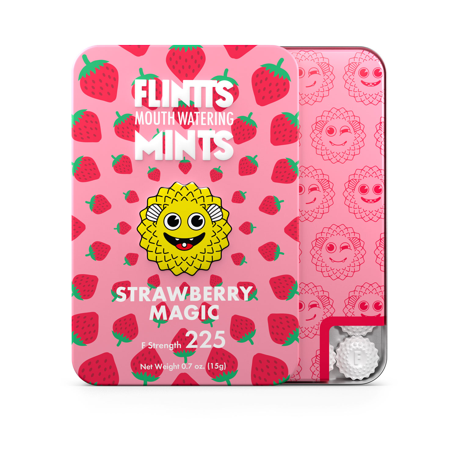 flkREyGQJAoYt9QtWSxD8Tz7u6YXqnkF Flintts Mouth Watering Mints Strawberry Magic - F-Strength 225 - Image 1