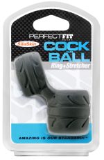 Silaskin Cock & Ball Ring and Stretcher - Black - Image 3