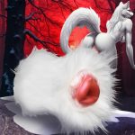 Snow She-Wolf Silicone Stroker - White - Image 2