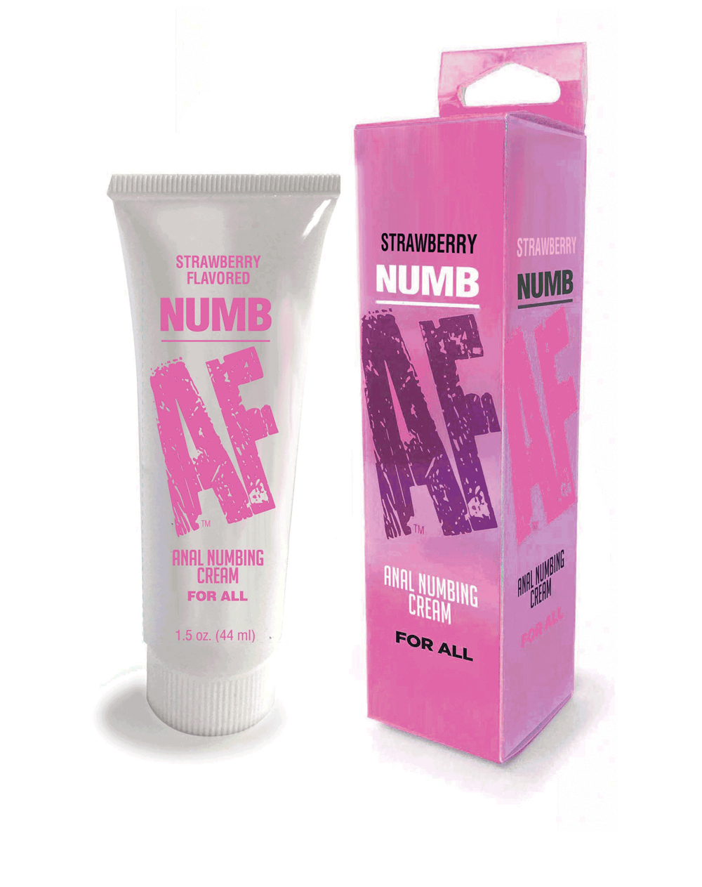 fusHpBAq Numb Af Anal Desensitizer Strawberry 1.5oz - Image 1