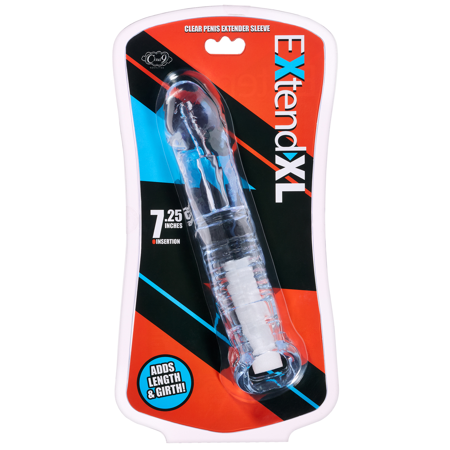 fv6L5BVlN7BpelXp8XcsHOvJejqo4reO Extend XL Penis Sleeve 7.25" - Clear - Image 1