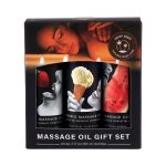 Edible Massage Oil Gift Set Box - 2 Fl. Oz. Bottles - Strawberry, Watermelon, Vanilla - Image 3
