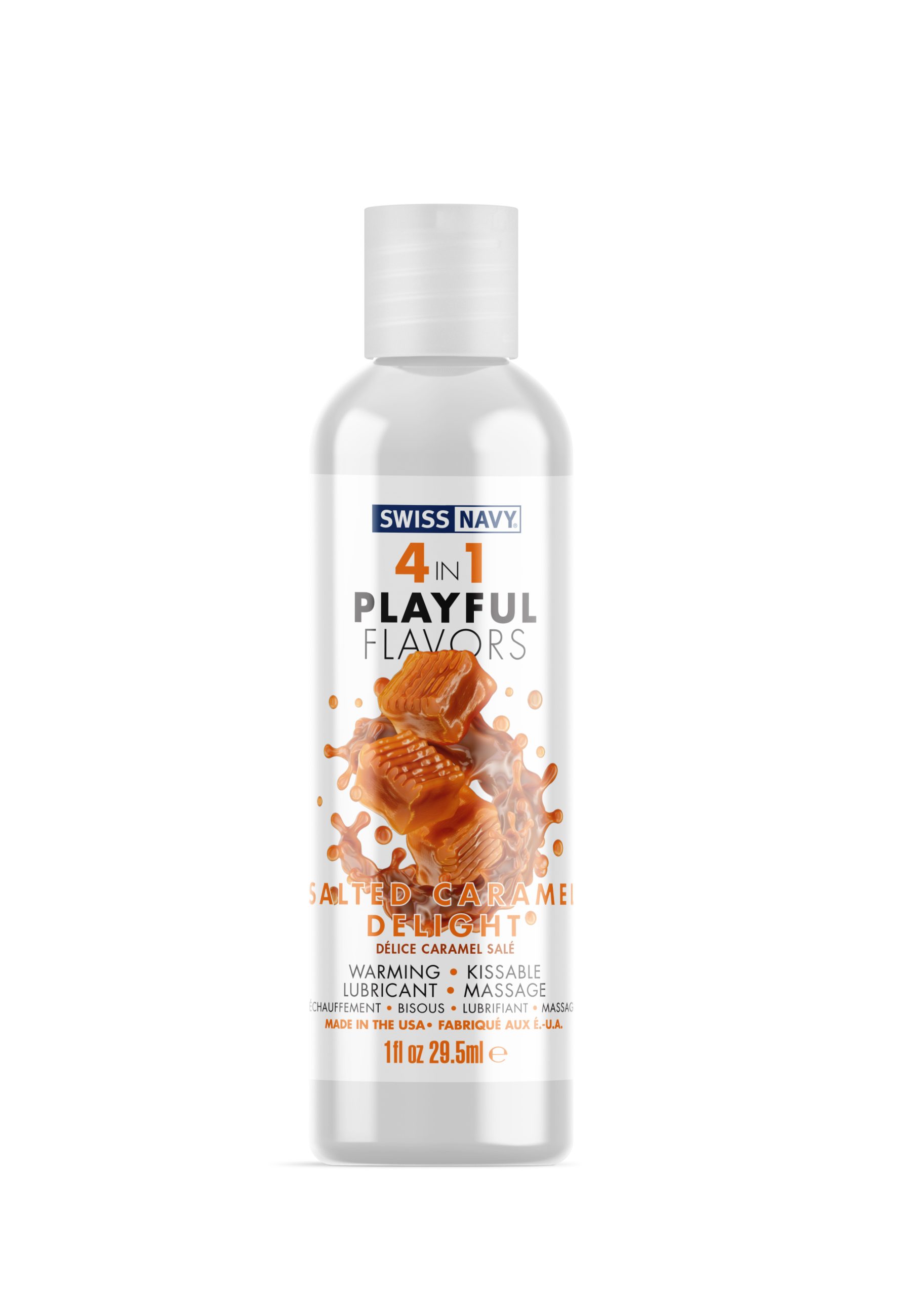 fxsuDQ6PT7DeIPY9eUS7wtDKSMMjTuZe Swiss Navy 4-in-1 Playful Flavors - Salted Caramel Delight - 1 Fl. Oz. - Image 1