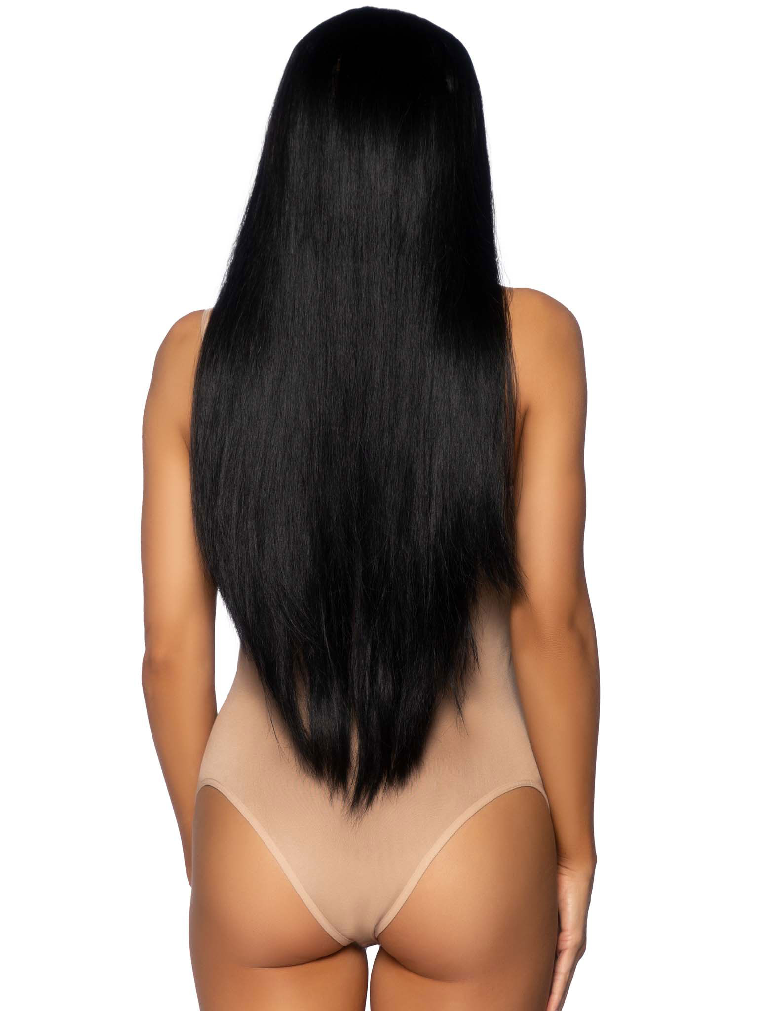 g07eMX41ovZ5OJxrGm40BR4rnuAo0oDk 33 Inch Long Straight Wig - Black - Image 1
