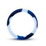 Performance - Silicone Camo Cock Ring - Blue Camoflauge - Image 2