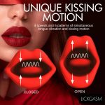 Magic Kiss Kissing Clitoral Stimulator With Thrusting Vibrator - Red - Image 3