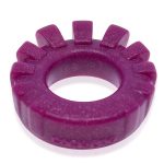 Cock-Lug Lugged Cockring - Plum - Image 2