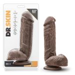 Dr. Skin - Mr. D - 8.5 Inch Dildo - Chocolate - Image 4