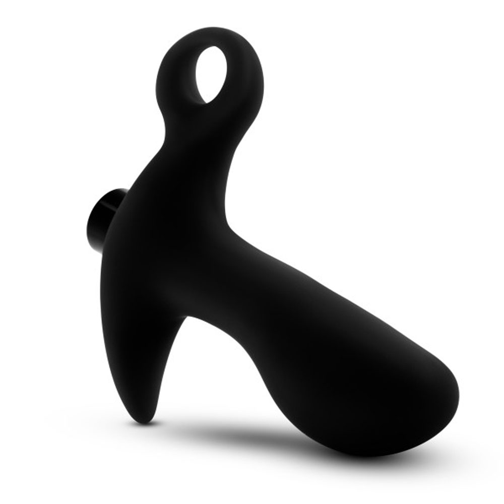 g4sYgpUTCIDn5ffsxFfPPFaAxnQxrEM8 Anal Adventures- Platinum - Silicone Vibrating Prostate Massager 01 - Black - Image 1