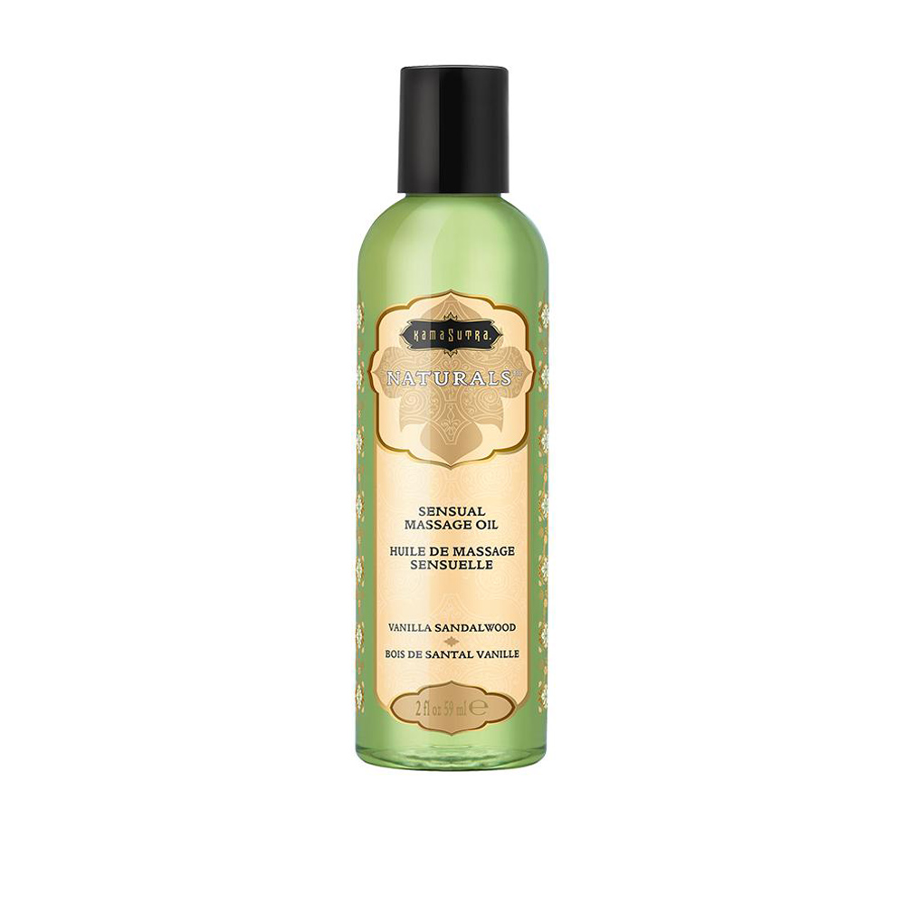 g5WZ3YXwch3bM7t6re5lVwI9si0pOIb7 Naturals Massage Oil - Vanilla Sandalwood - 2 Fl Oz (59 ml) - Image 1