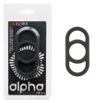 Alpha Liquid Silicone Commander Ring - Black - Image 6