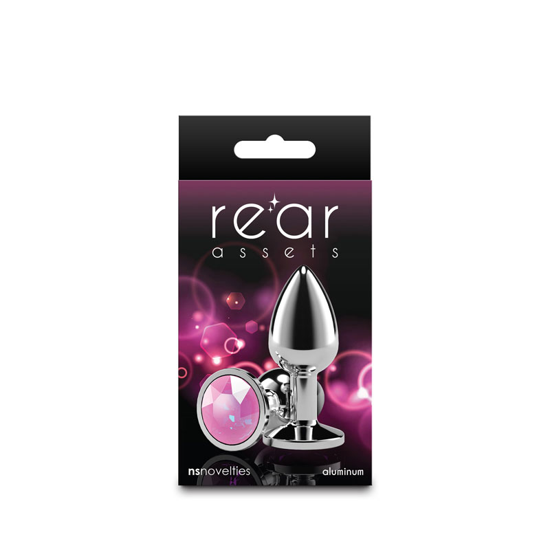 gJEMtZJs Rear Assets Silver Medium Pink Gem - Image 1