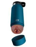 Fuck Flask - Private Pleaser - Blue Bottle - Brown - Image 6