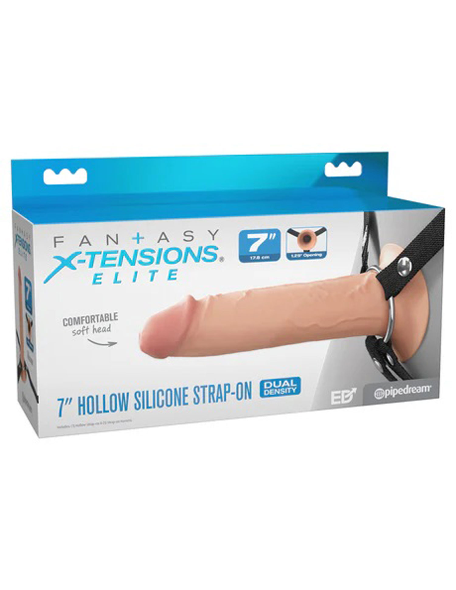gKoC195QcSRIq5F1KvoPZdRkzNTJOtN5 Fantasy X-Tensions Elite 7" Silicone Hollow Strap Dual Density Light - Image 1