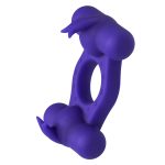 Silicone Rechargeable Triple Orgasm Enhancer - Purple - Image 3