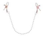 Peaches N Creame Pearl Nipple Clamps - Pink - Image 3