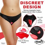 Love Connection Silicone Panty Vibe With Remote Control - Red - Image 4