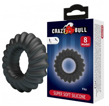 gvSN47wK Fitz - Cockring Super Soft Silicone - Black - Image 1
