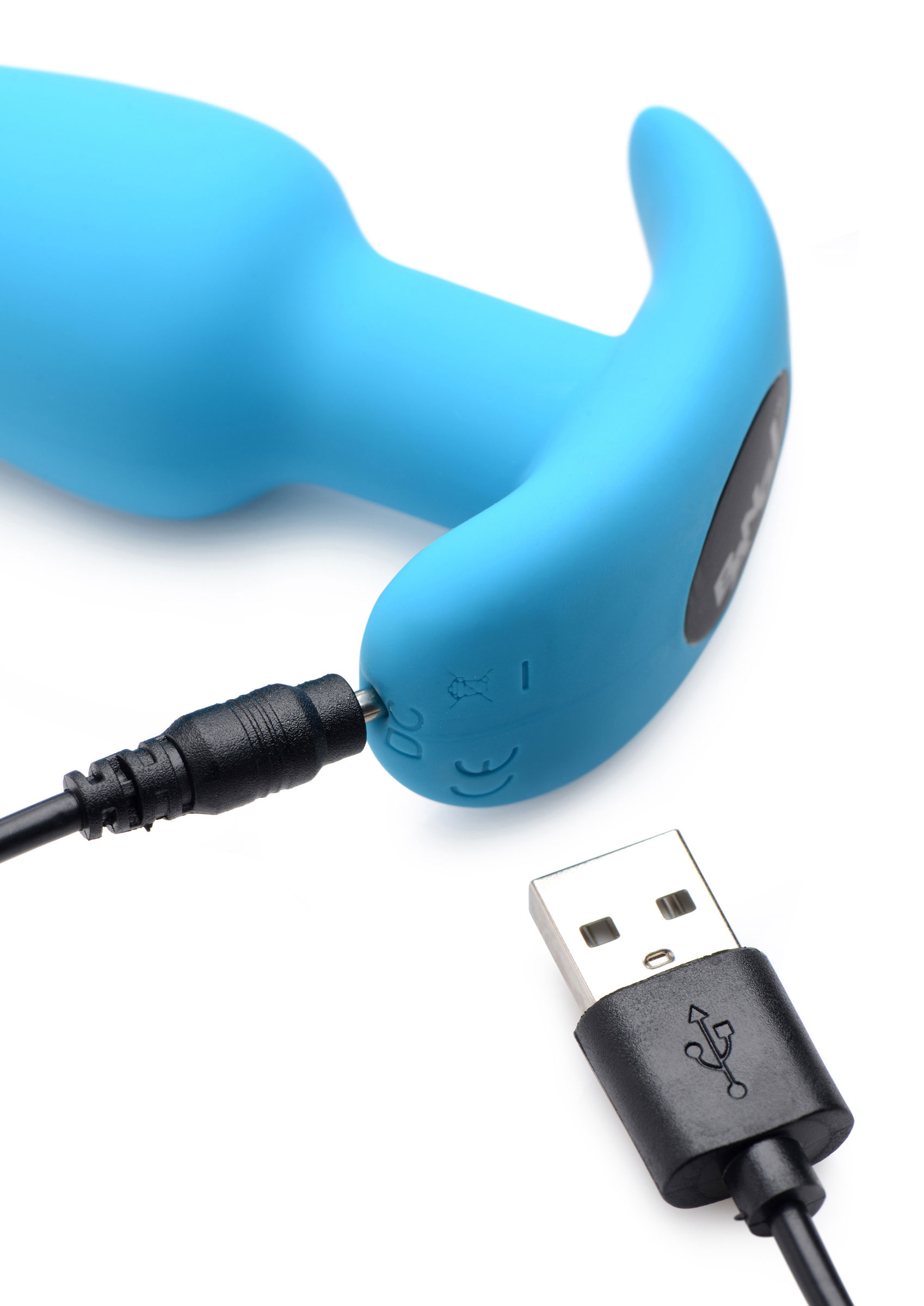 gxl1vfSFpgRlyu011Gyrsw9GmkxQX9yT 21x Silicone Butt Plug With Remote - Blue - Image 1