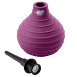 Health and Wellness Deluxe Enema Douche Non- Backflow One-Way Valve - 7.9 Fl. Oz. - Plum - Image 2