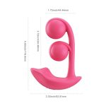 Melody Wearable Dual Vibrator - Pink - Image 2