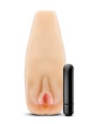 Enlust Sabrina Male Masturbator With Bullet Vibrator - Beige - Image 2