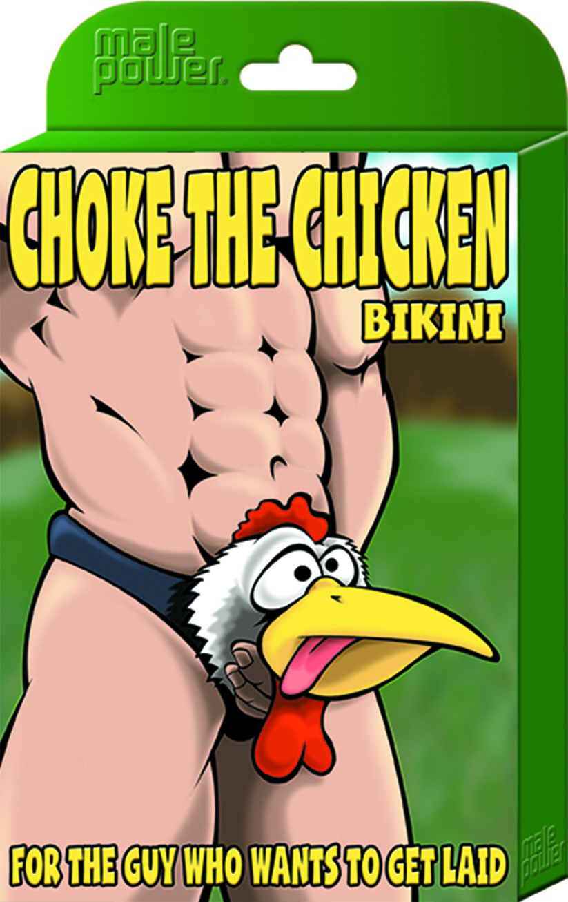 hQZlnsylc14QlNJvpKZ6Zui1xI3biOQ5 Choke the Chicken Bikini - One Size - Black - Image 1