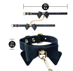 Temptasia Ardor Wrist and Ankle Restraints Black With Bow - Image 2