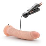 Dr. Skin - 8.5 Inch Vibrating Realistic Cock With Suction Cup - Vanilla - Image 2