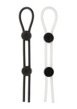 Cloud 9 Pro Sensual XL Cock Ring 2-Pack - Black/white - Image 2