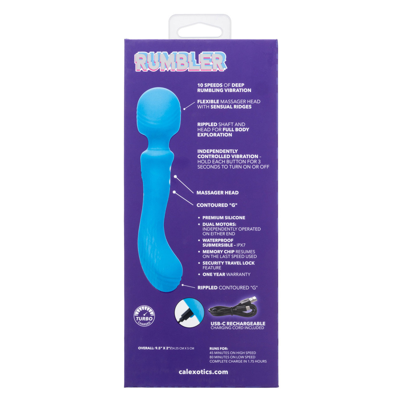 hdiSvpfB Rumbler Rumble Wand - Blue - Image 1