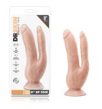 Dr. Skin - 8 Inch Dp Cock - Vanilla - Image 2