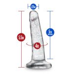 Naturally Yours - 5.5 Inch Glitter Dong - Sparkling Clear - Image 7