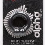 Alpha Liquid Silicone Muscle Ring - Black