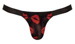 Kiss Me - Micro Thong v - Large/ X-Large - Sheer Lips - Image 3