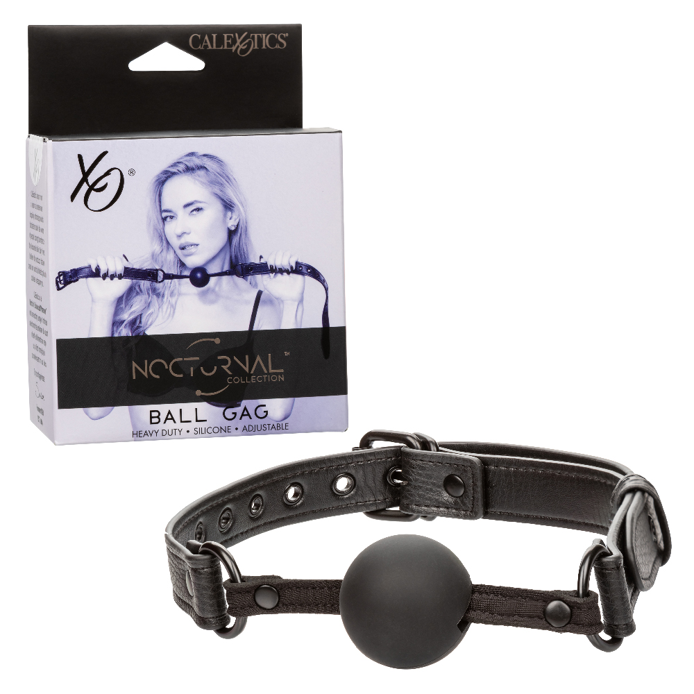 hwmRu8ly7w4nuCCWBHVYPqf1a48enSNE Nocturnal Collection Ball Gag - Black - Image 1