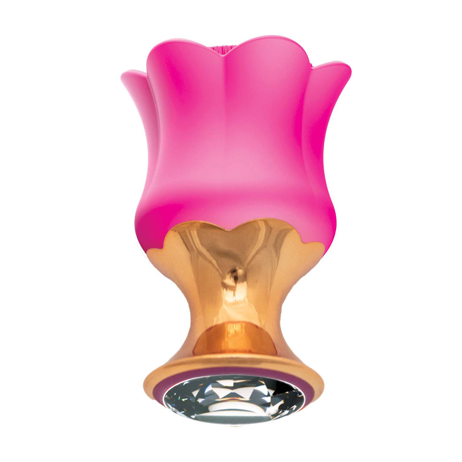i4PtV3bGAY4O2WWz1VGYrOWTvhVzXd8S Goddess Diamond Bloom Massager - Fushcia - Image 1