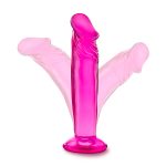 B Yours - Sweet n' Small 6 Inch Dildo With Suction Cup - Pink - Image 3